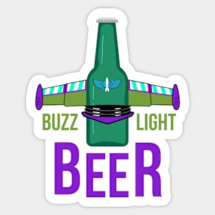 BUZZ LIGHT BEER Sticker